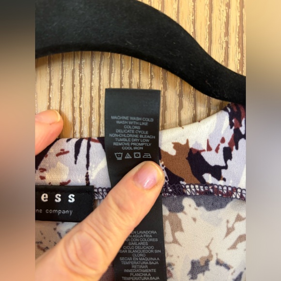 Axcess tie waist faux wrap dress sz L - Picture 6 of 8